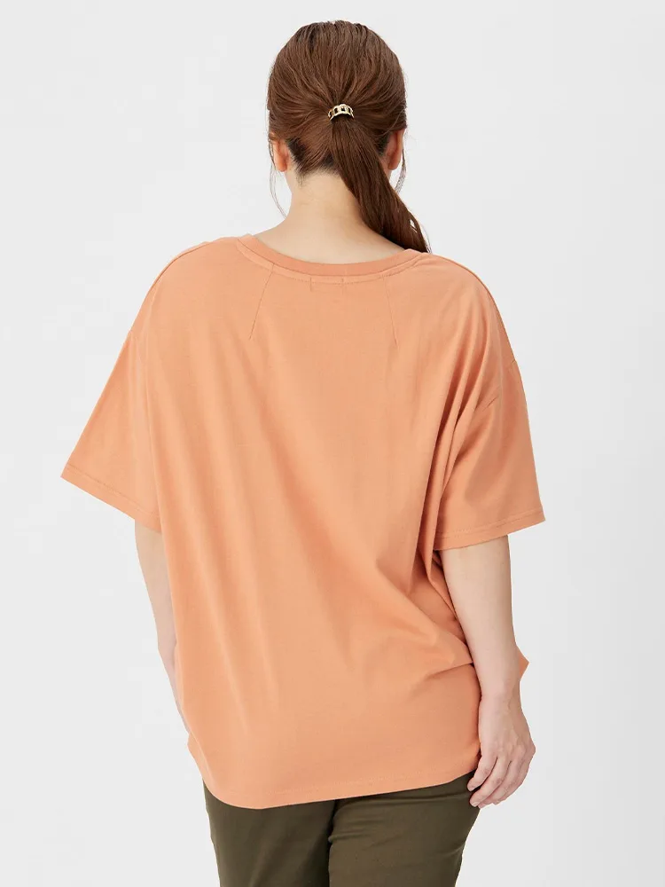 L．グリーン 綿100%半袖Tシャツ | フォーエル公式通販