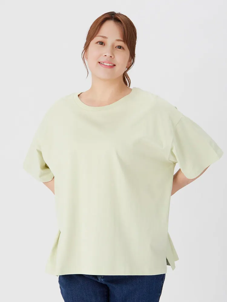 L．グリーン 綿100%半袖Tシャツ | フォーエル公式通販