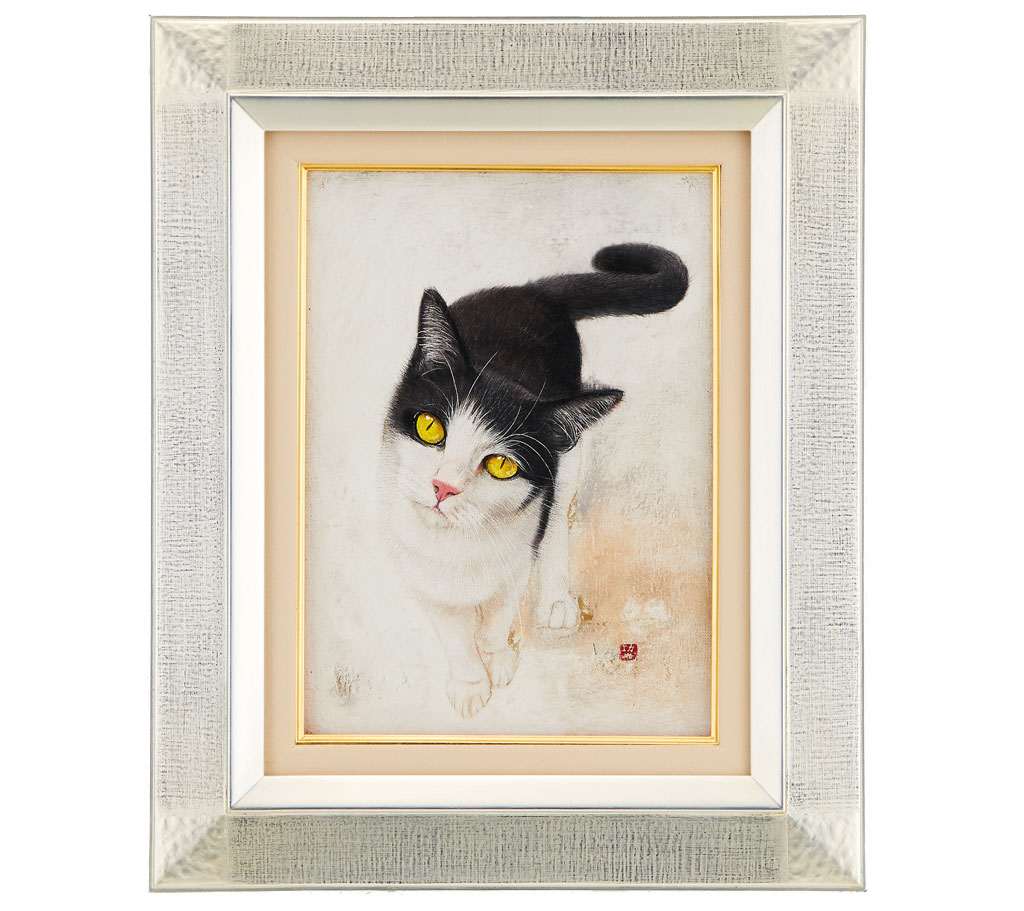 榎木孝明 猫の絵画① 榎木孝明猫の絵画①