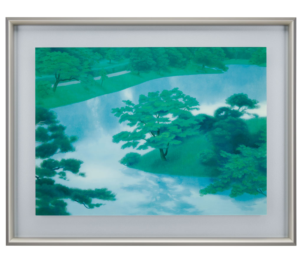 希少 文化勲章受章日本画家版画作品 東山魁夷 版画 季の詩5月 限定250