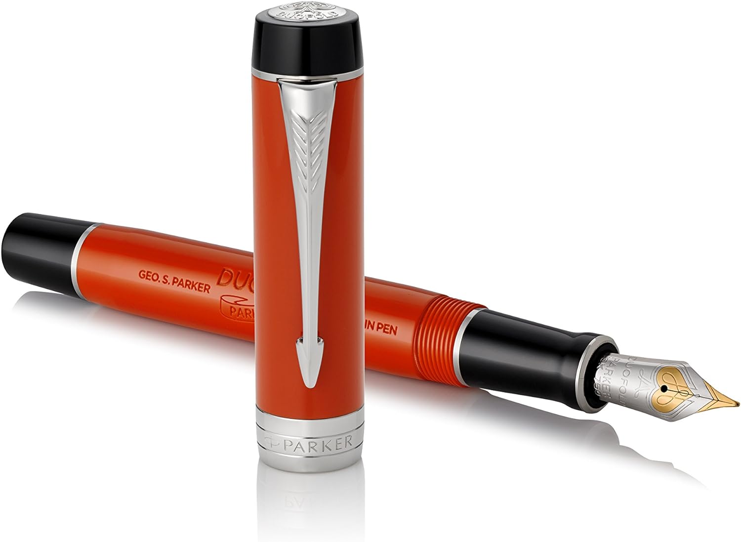 Parker Duofold Classic Resin Big Red CT - Centennial Fountain Pen