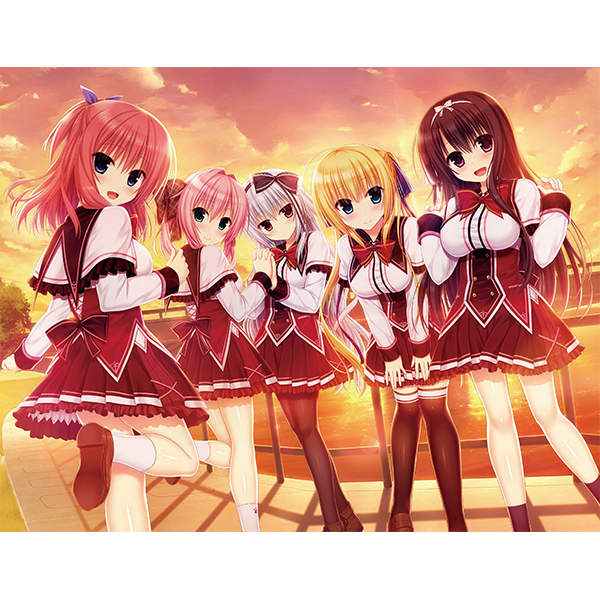 まどそふと」キャンバスアート 16 「ラズベリーキューブ」ワガママハイ