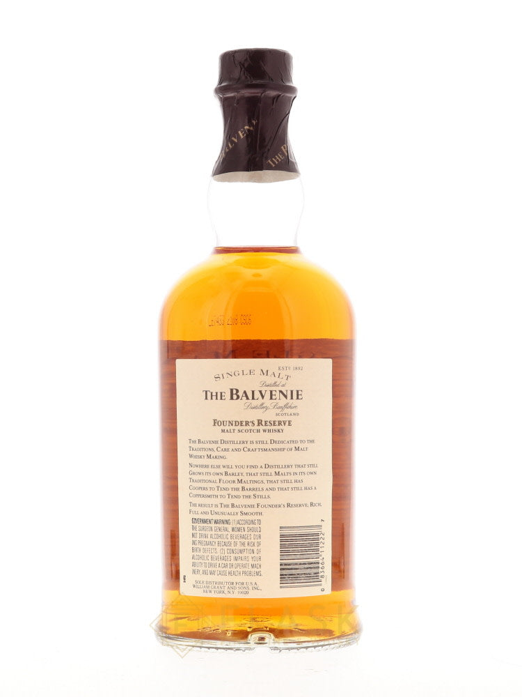 Buy Balvenie 10 Year Old Founder's Reserve Old Release | Flask Wines