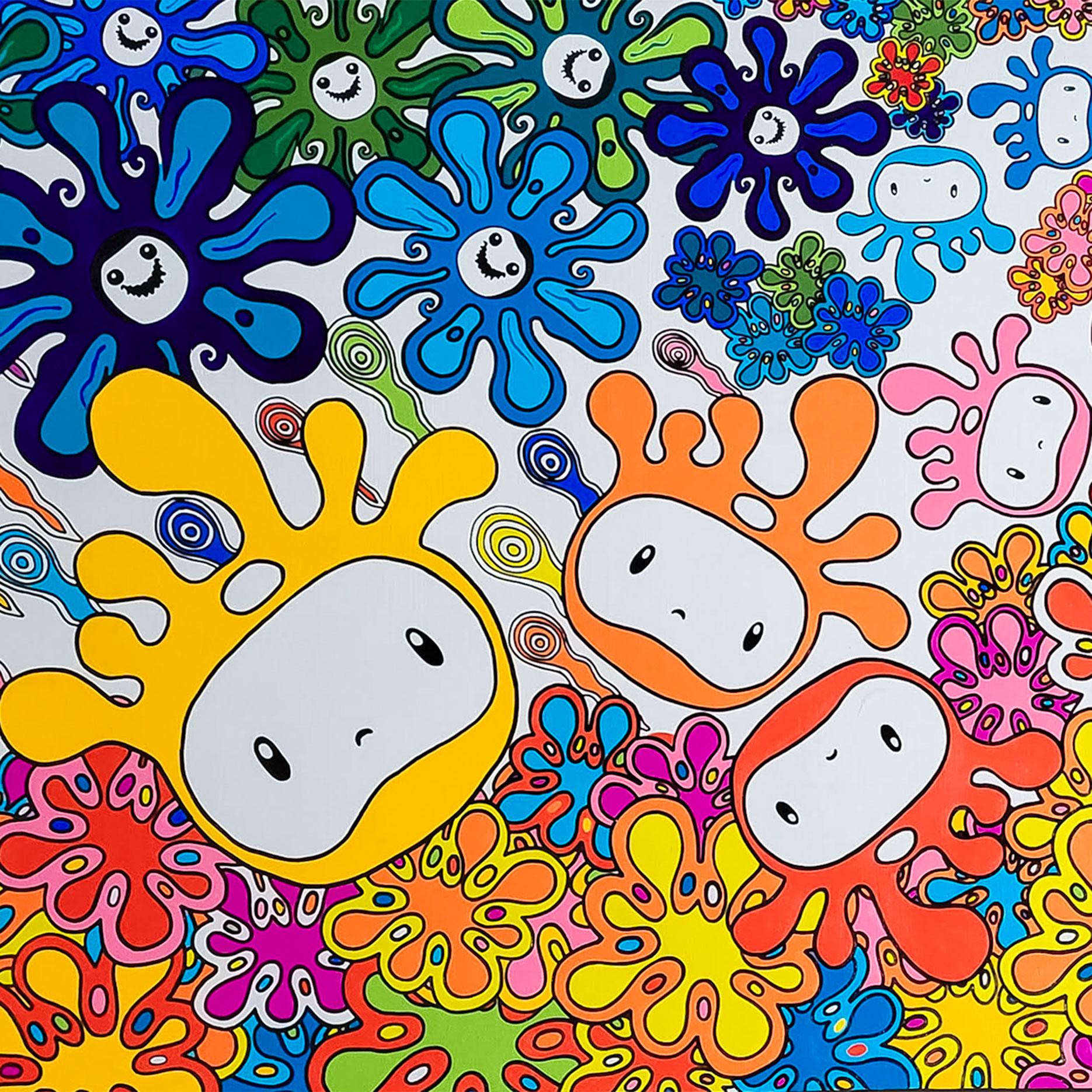 ☆鈴木哲也☆S100(1620×1620mm)アクリル原画☆送料無料#124 ☆鈴木哲也