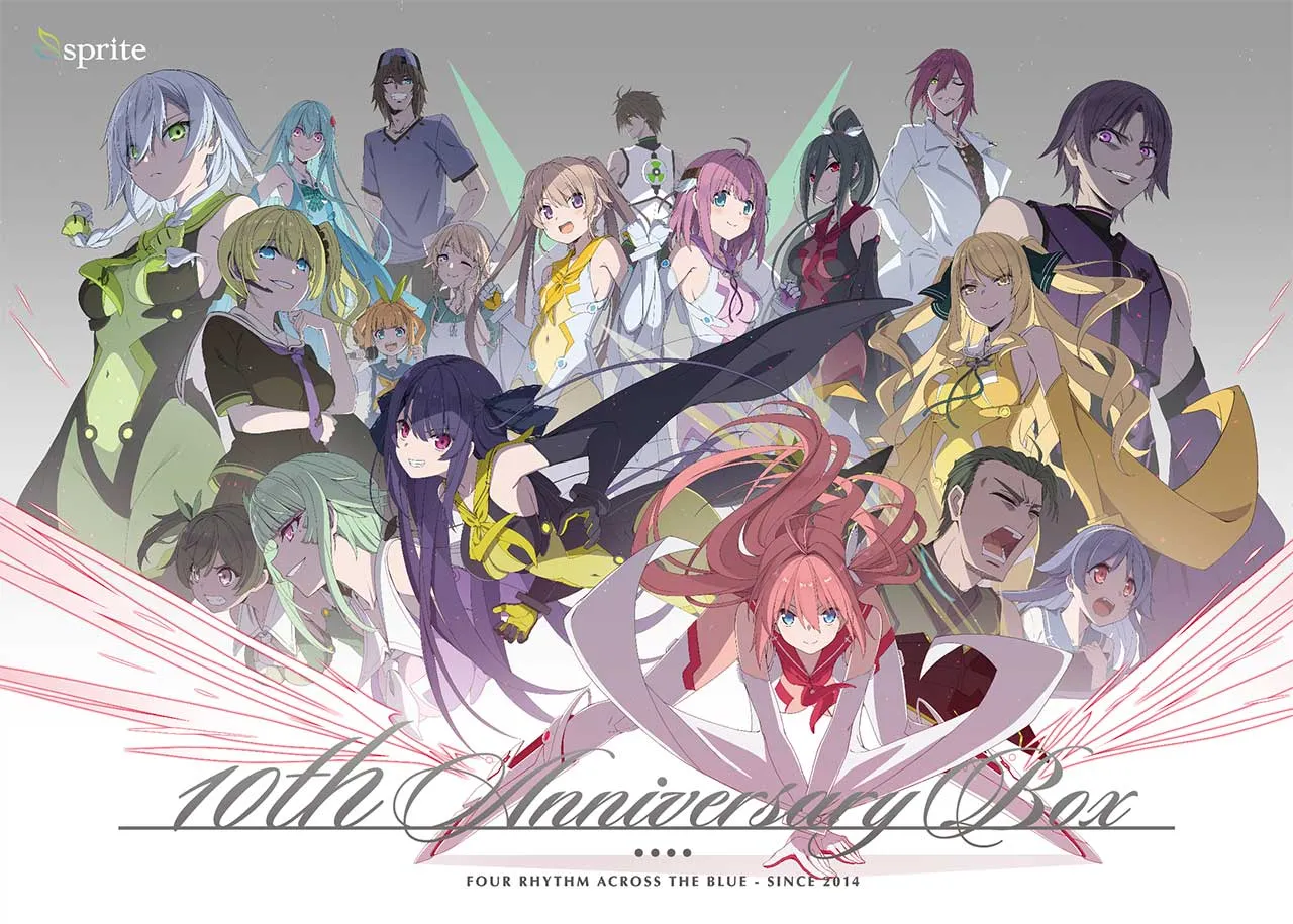 ヴァイス ロゼ sprite 蒼の彼方のフォーリズム 乾 沙希 sp サイン4枚