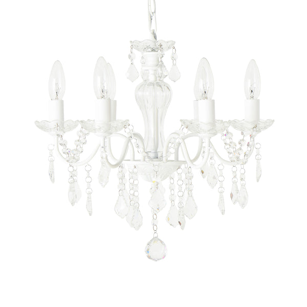 アントイン シャンデリア 6灯 ホワイト | Francfranc（フランフラン