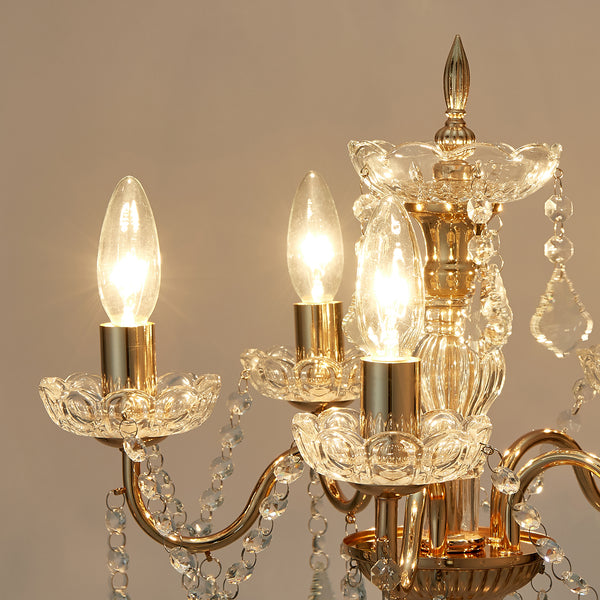 アントイン フロアシャンデリア 5灯 ゴールド | Francfranc（フラン