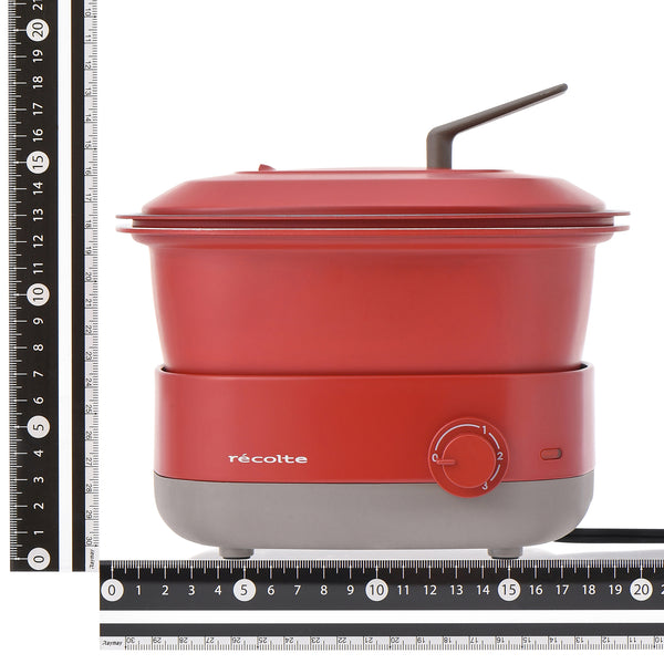 レコルト ポットデュオ キャレ レッド | Francfranc（フランフラン