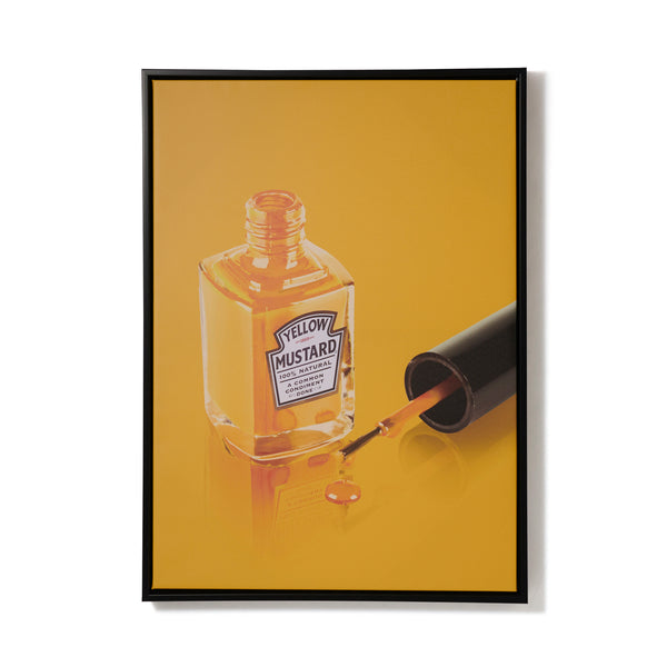 francfranc パルファン アートボード イエロー Amazon.co.jp