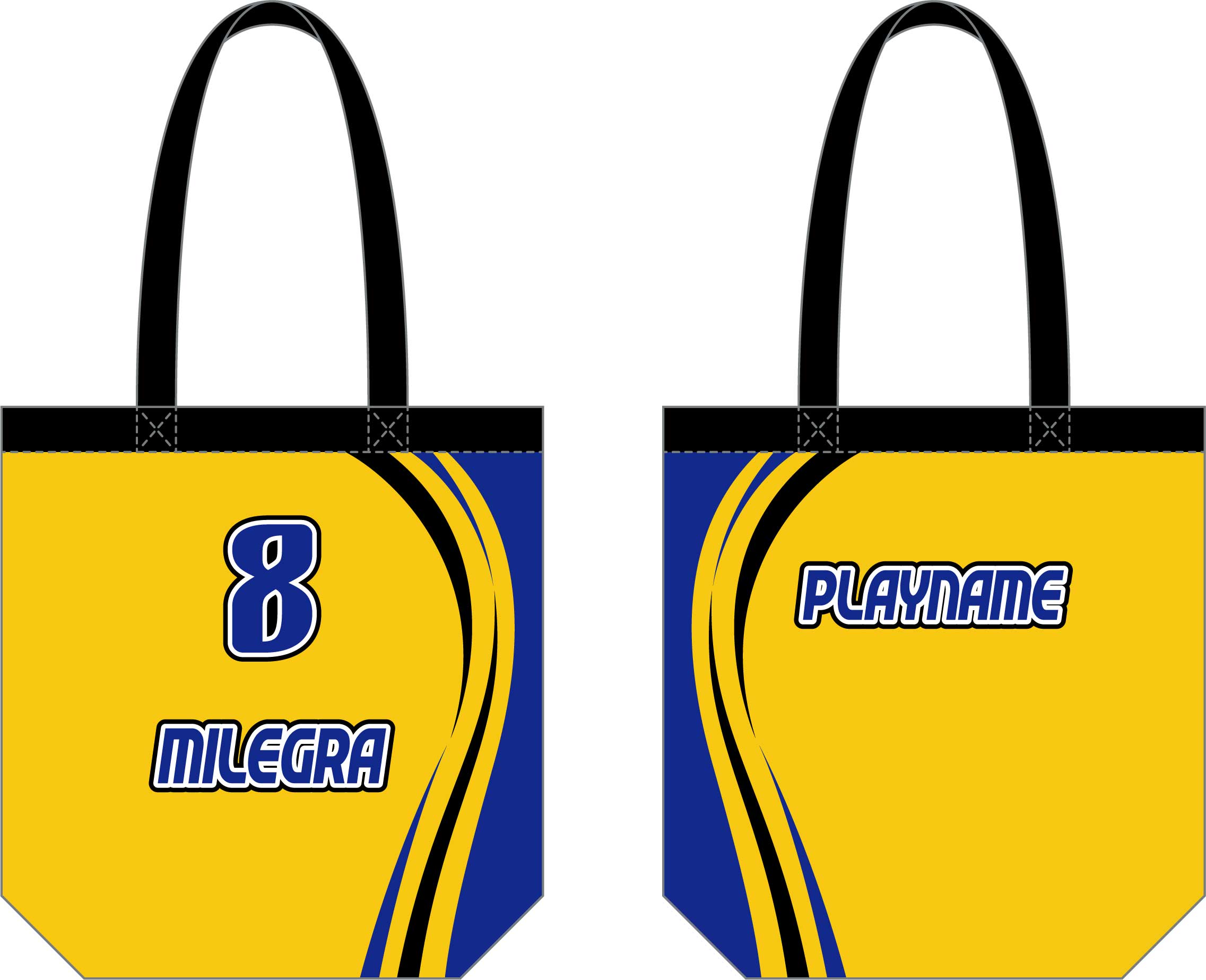 バック トートバッグ【オリジナルトートバッグ】説明 バレーボール