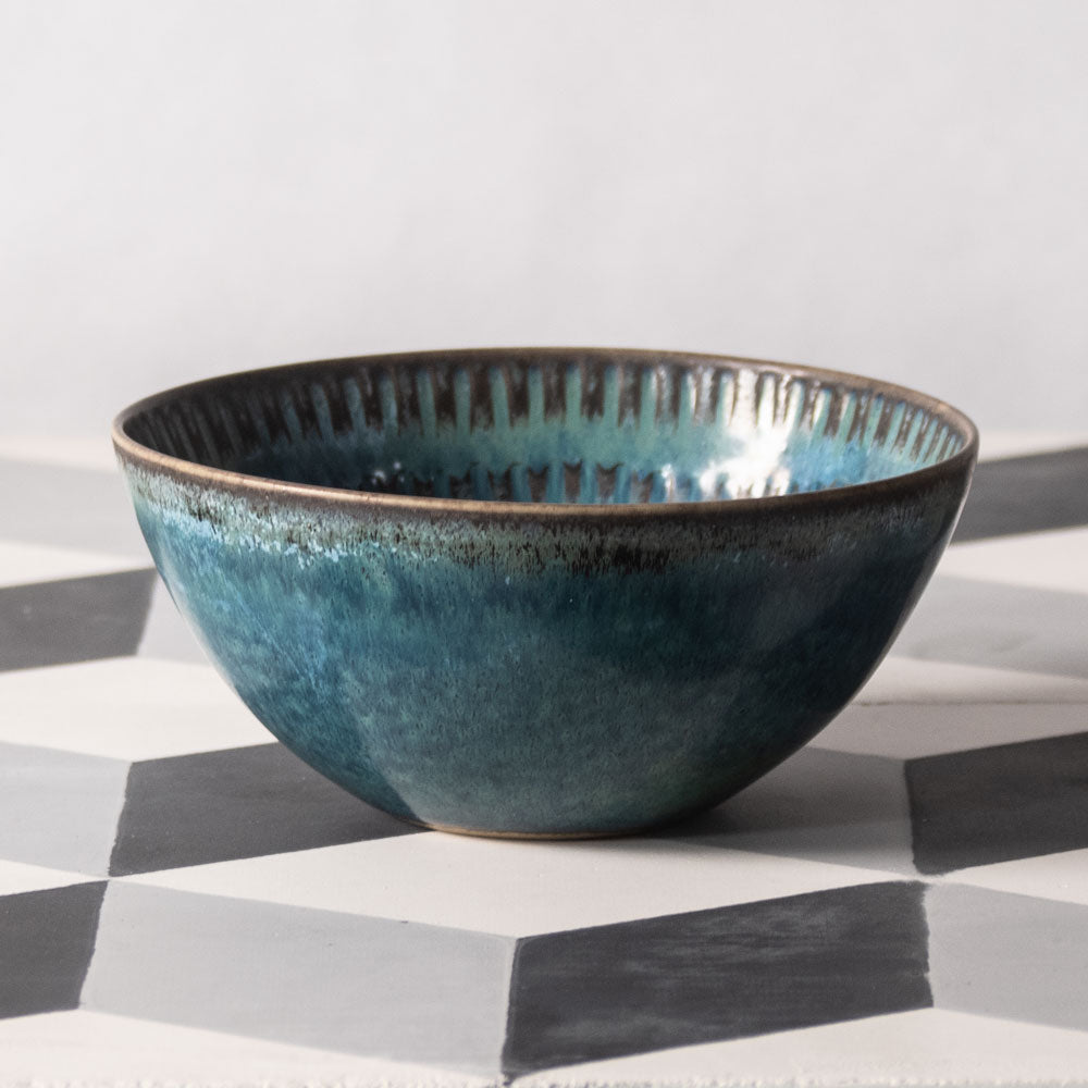 Stig Lindberg for Gustavsberg, Sweden, cabinet bowl with matte