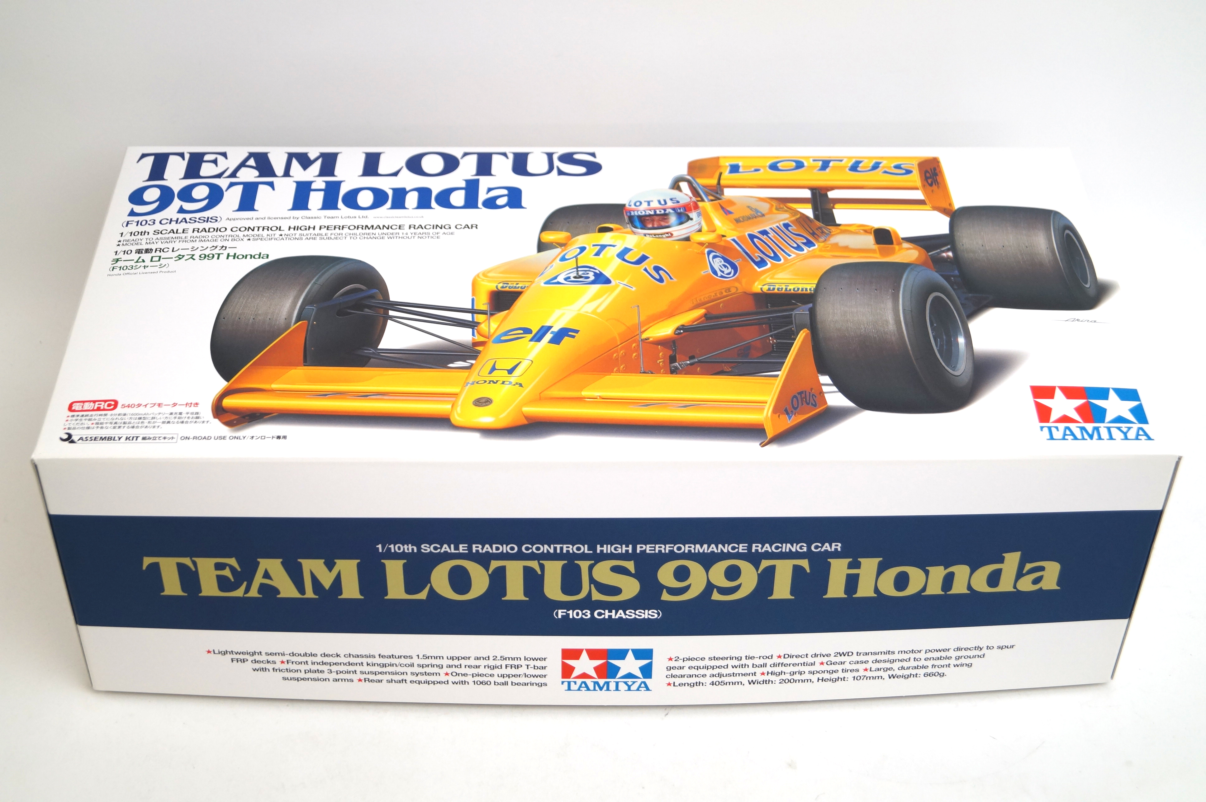 タミヤ F103シャーシ チーム ロータス 99T Honda 未組立品