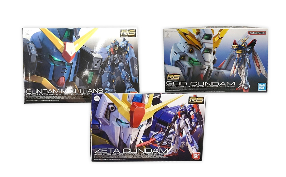 ガンプラセット HG rg mgシリーズ 4点 ガンプラセット HG rg mg