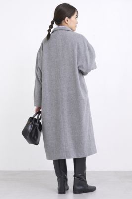 mizuiro ind(ミズイロインド)の【LEE別注】スタンドカラーウールコート