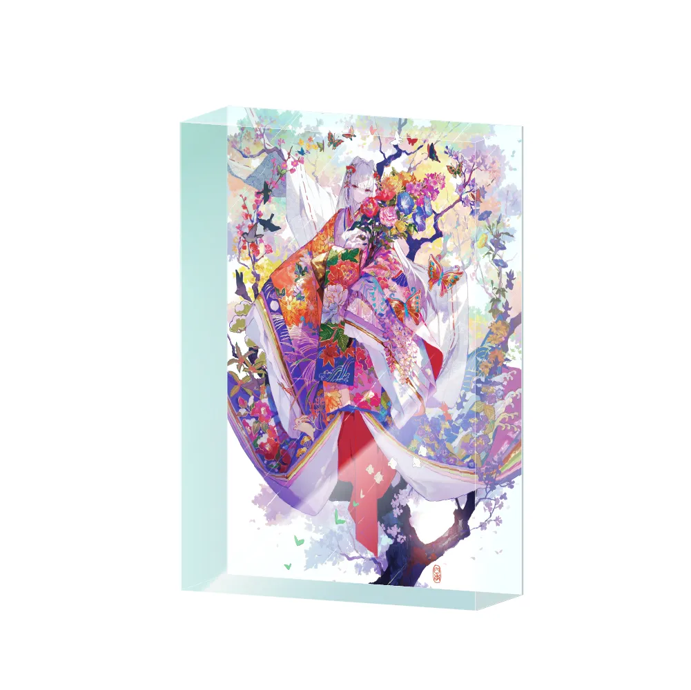 藤ちょこ 藤色巡り オーロラポスター 【直筆サイン入り】 複製原画 藤