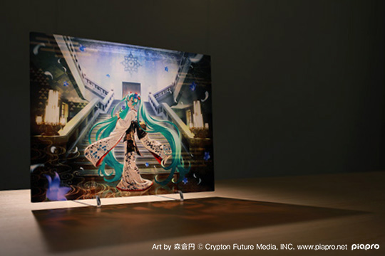 冬木小袖 初音ミク A3高精彩アクリルパネル 企画：東京国立博物館・大日本印刷製 冬木小袖 初音ミク A3高精彩アクリルパネル 企画：東京国立博物館・大