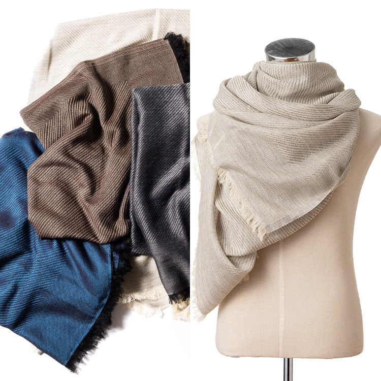 ahujasons】シャドウストライプストール | 藤巻百貨店