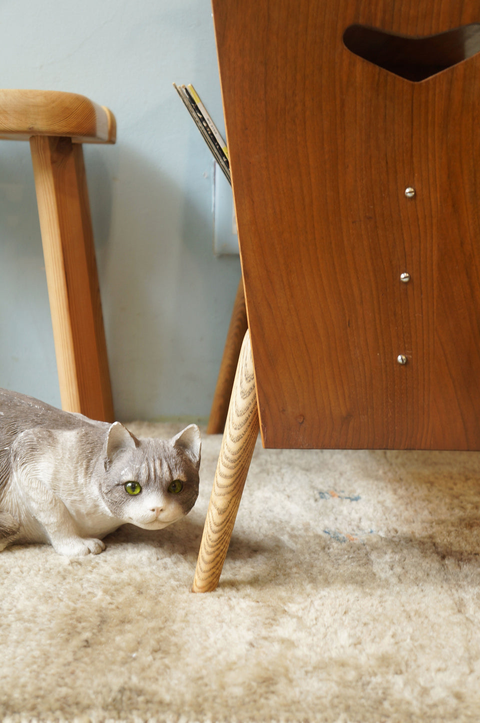 ヴィンテージ マガジンラック サイドテーブル/Vintage Magazine Rack