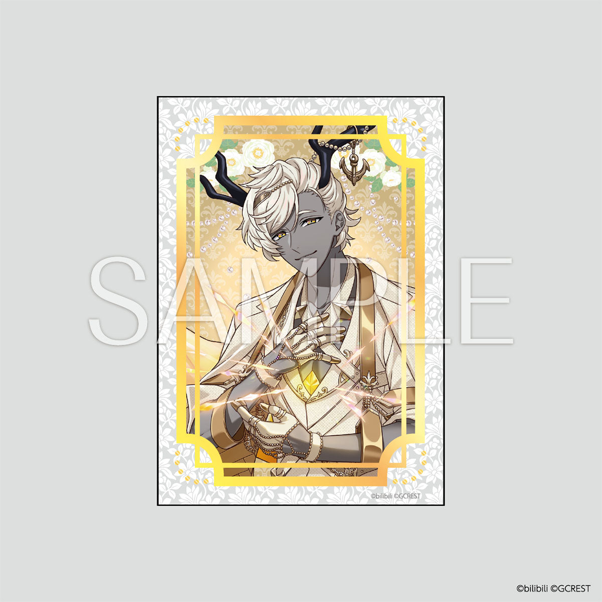 夢職人と忘れじの黒い妖精 Sweet Fes 箔押しクリアカード（ブラインド