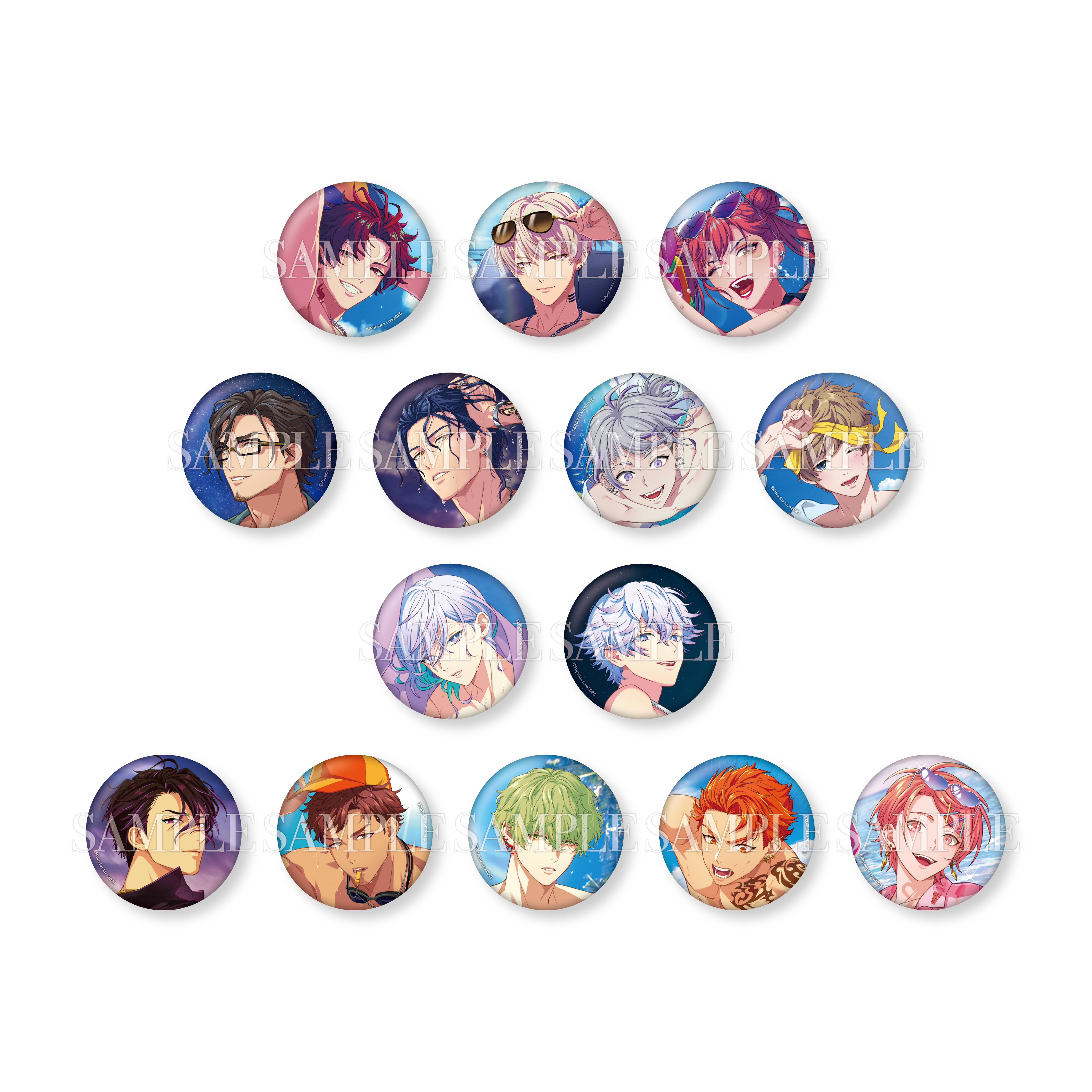 パラライ paradox live 珂波汰 缶バッジ 30点 Paradoxlive パラライ 缶