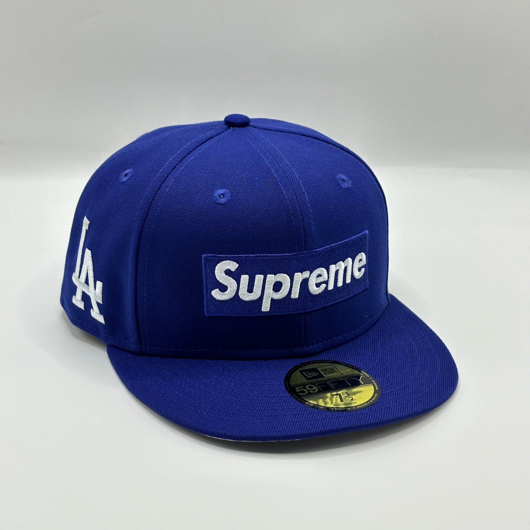 Skull New Era Supreme Cap For Men Supreme Blue Los Angeles LA