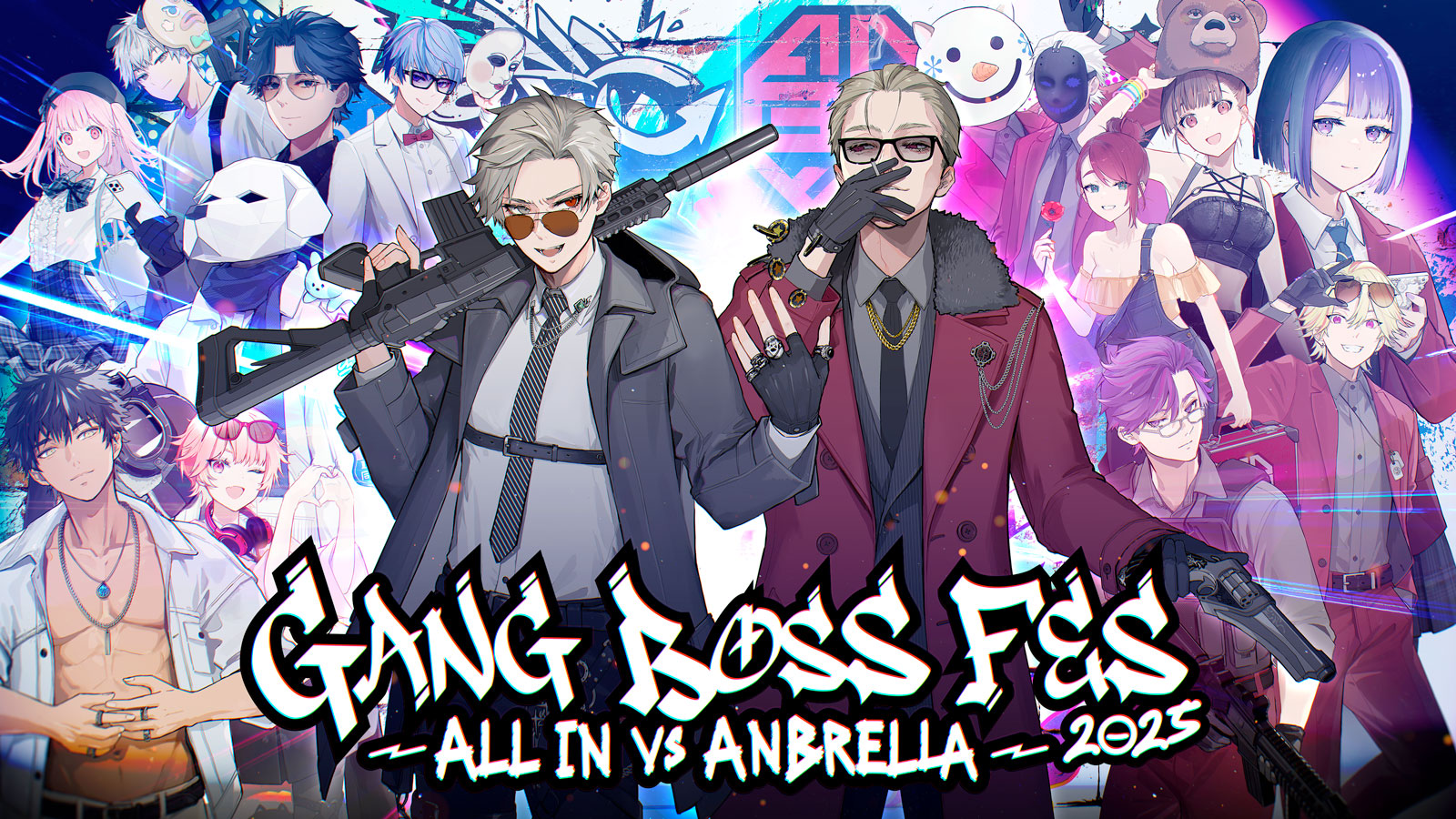 GANG BOSS FES 2025 ～ALL IN VS ANBRELLA～ 餡ブレラ 缶バッジ