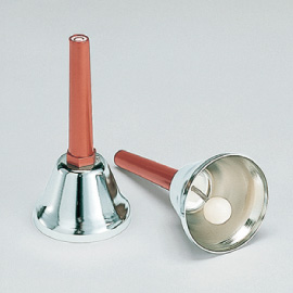 ミュージックベル（ハンドベル） - シルバー・カラー MB－S と付属