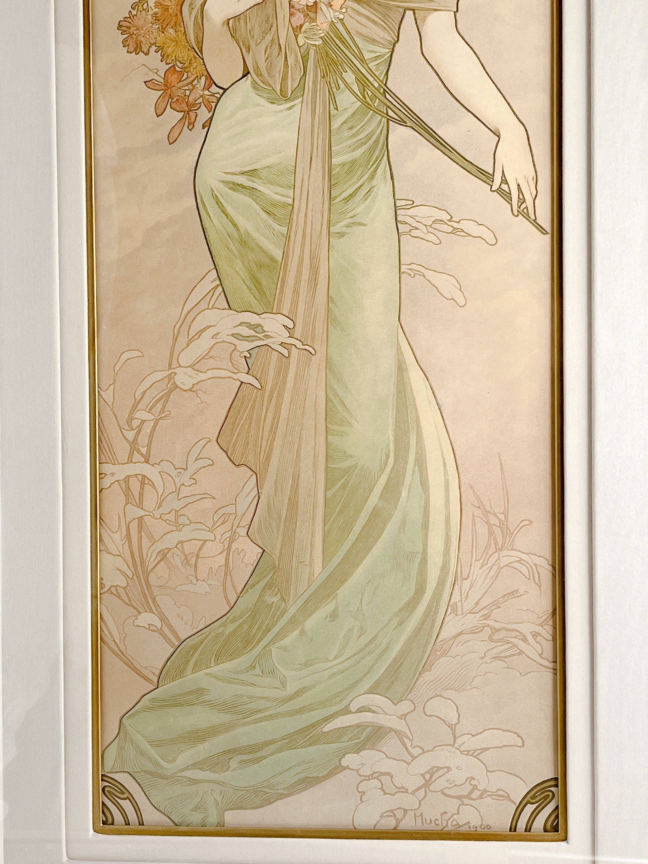 ミュシャ 四季 夏 1900 Var.5 リトグラフ