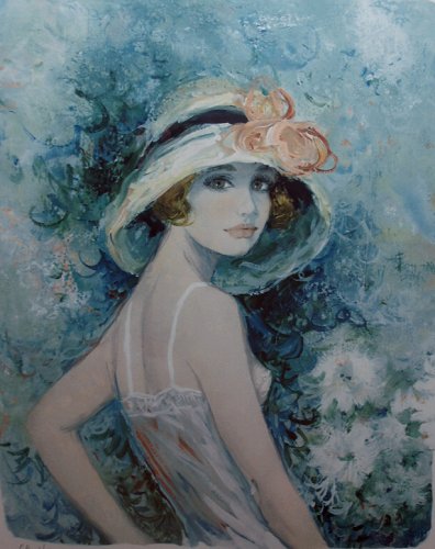 真作】【WISH】ベルナール・シャロワ Bernard Charoy「ヴァイオリンと