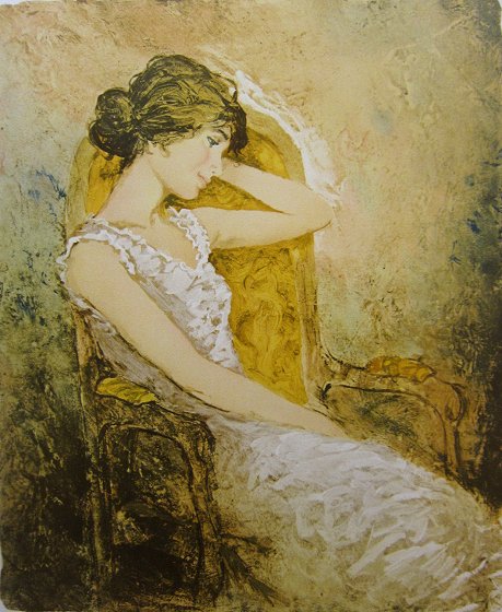 ベルナール・シャロワ リトグラフ 版画『裸婦』【真作保証】 絵画