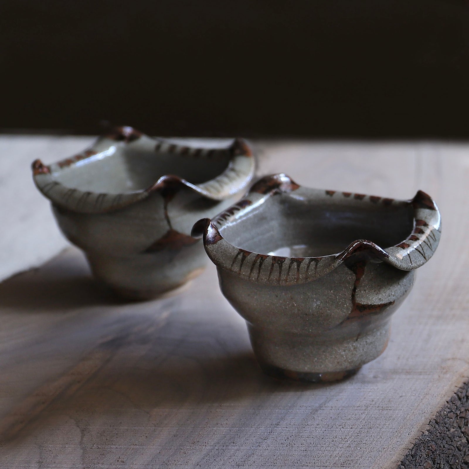 絵唐津茶盌 (中里重利) 絵唐津茶碗 中里 嘉孝造 | 茶の湯道具 茶遊庵 悠