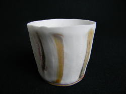 川端健太郎 酒呑 共箱、共布、栞 川端健太郎 酒呑 共箱、共布、栞