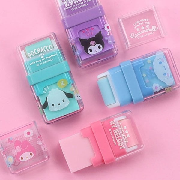 Qoo10] サンリオ ローラー消しゴム 消しゴム ご : おもちゃ・知育