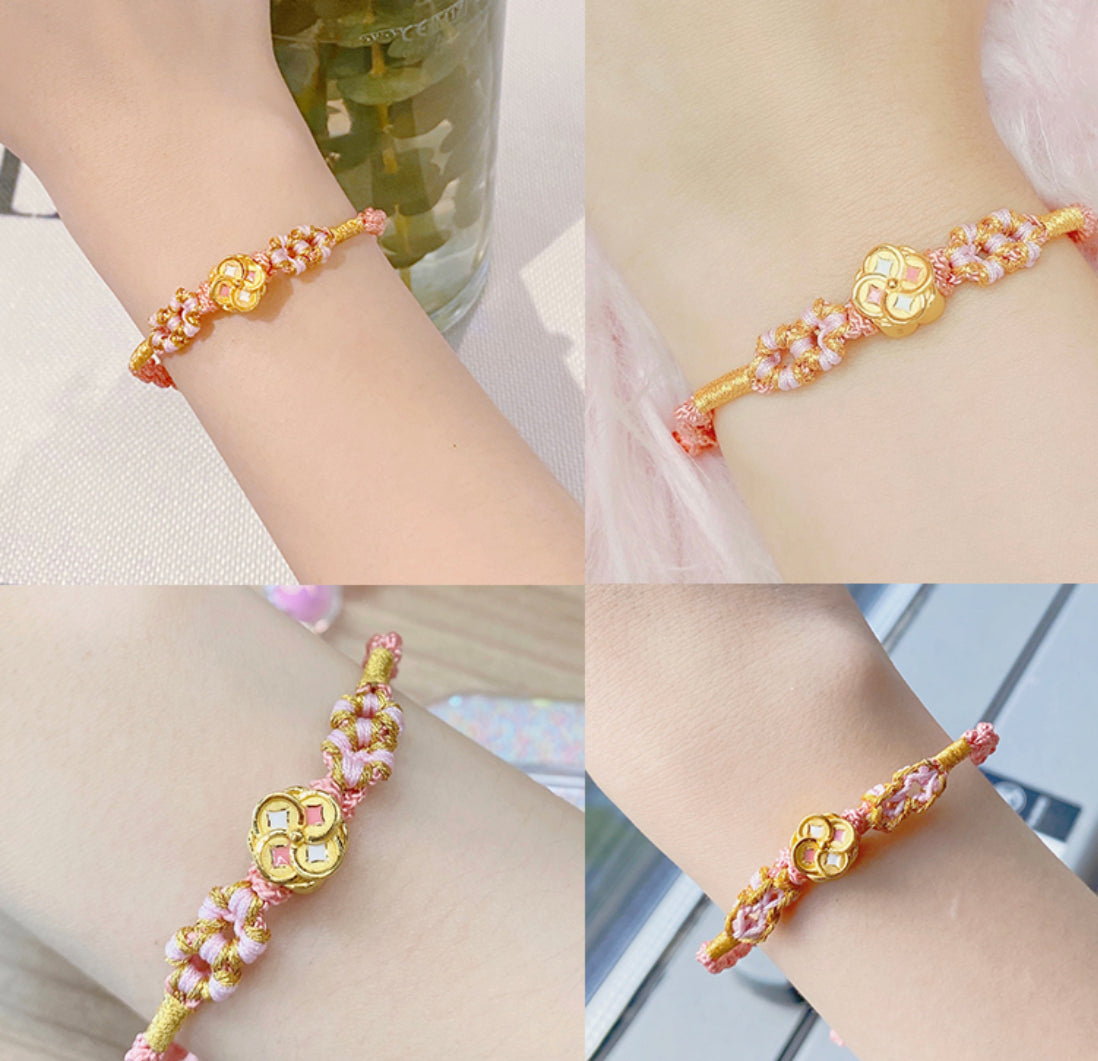 中国周大福限定chow tai fook 999足金24Kうさぎ キーホルダー 中国