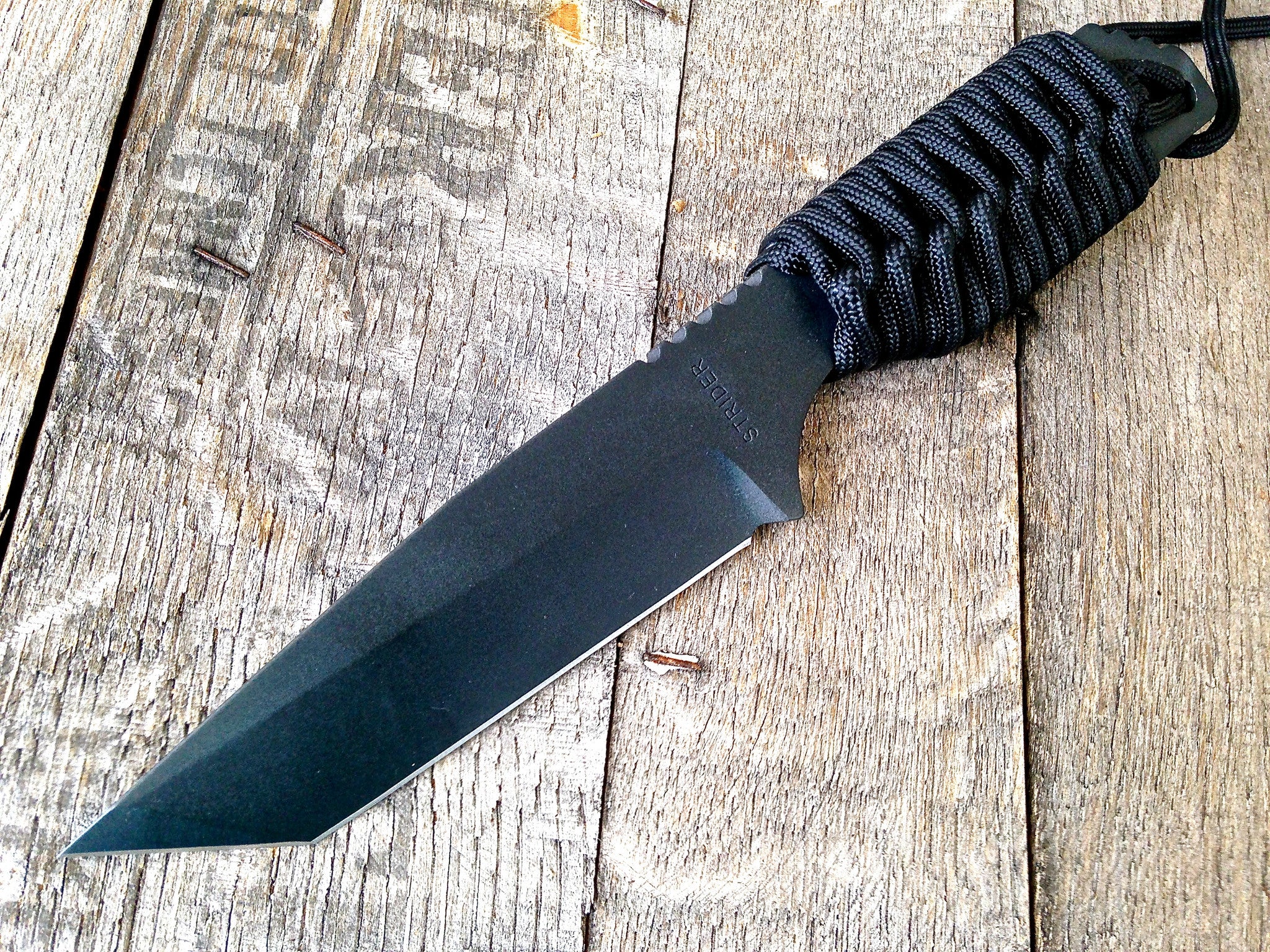 Strider Knives Fixed: DB-L Cord Wrapped Black – GearBarrel.com