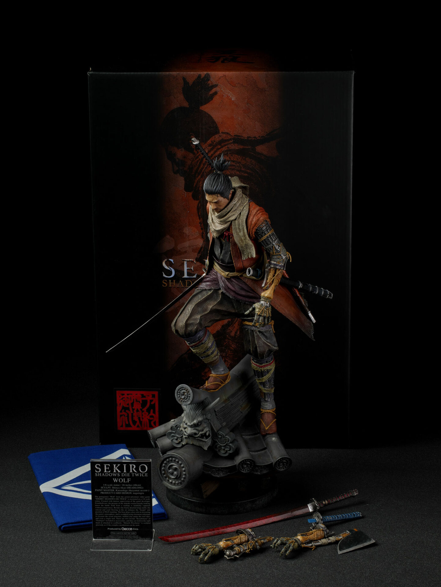 Gecco SEKIRO 隻狼 1/6スタチュー 新品未開封 箱痛み品 特典付き 狼 1