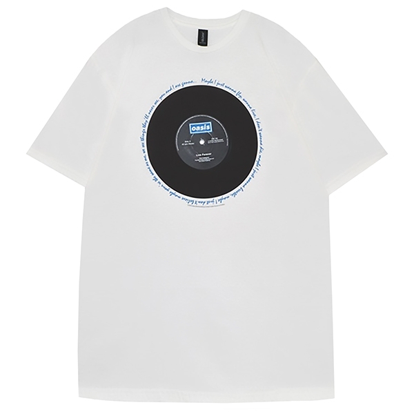 OASIS Live Forever Single Tシャツ WHITE | GEEKHEAD