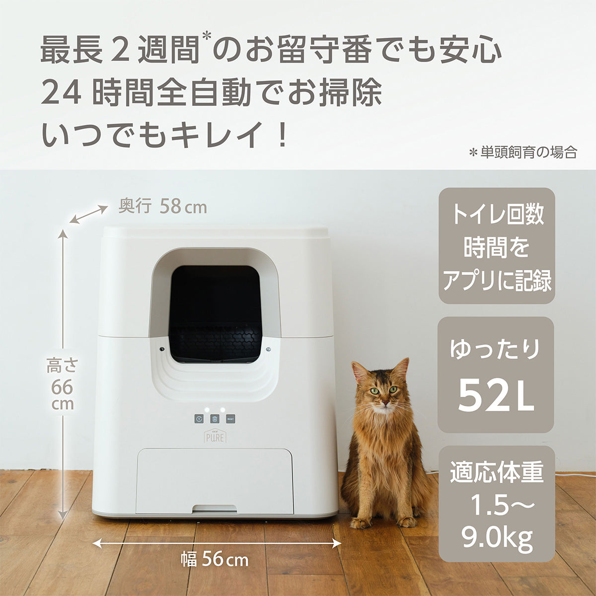 PURE CAT AUTO TOILET | PURE（ピュア）公式オンラインショップ