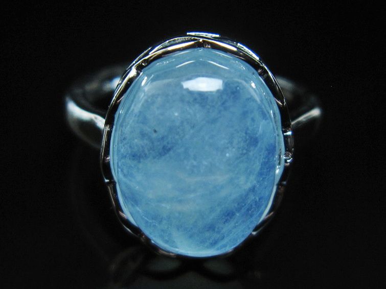 パワーストーン天然石アクアマリン藍玉原石232gNo.309