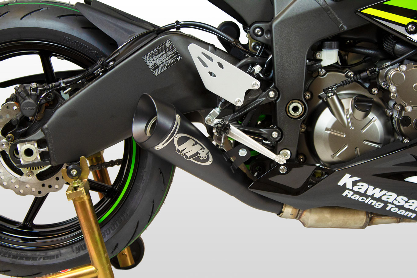 zx6r M4マフラー 2020年式装着 即納 M4 Exhaust ZX-6R 2009-2025