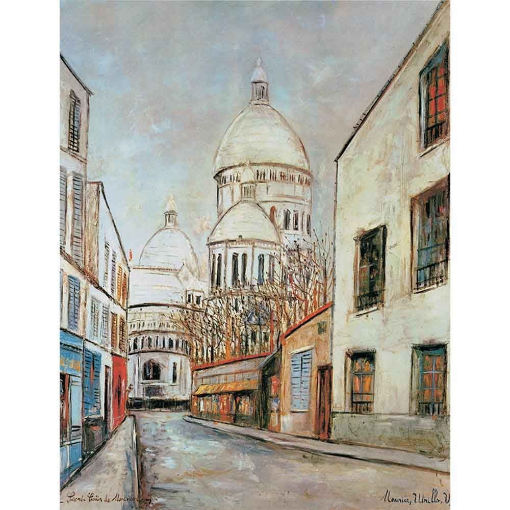 大幅値下げ！モーリス・ユトリロ「サン・ピエール教会」複製画 10号