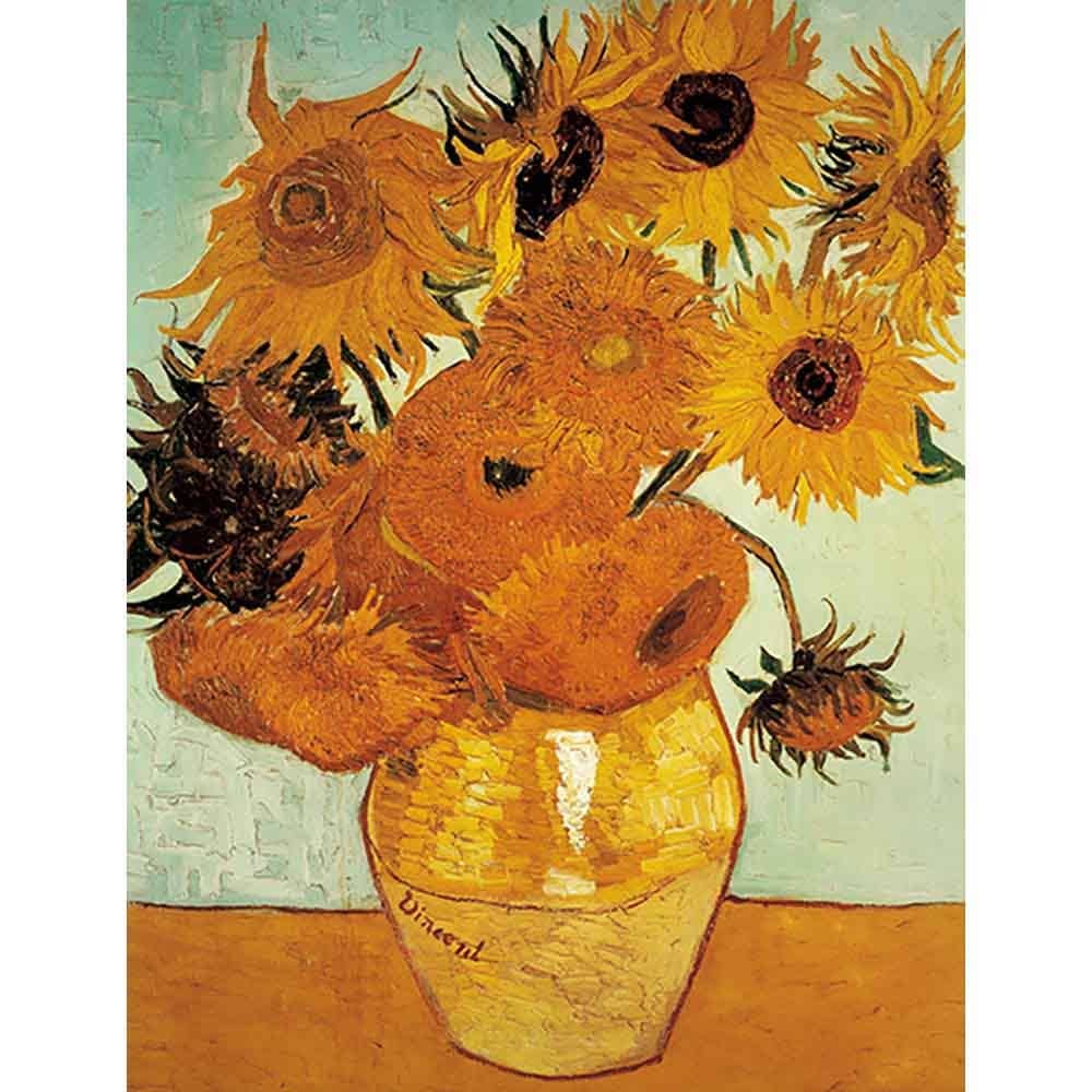 フィンセント・ファン・ゴッホ 絵画 ひまわり 良質キャンバス豪華 金箔