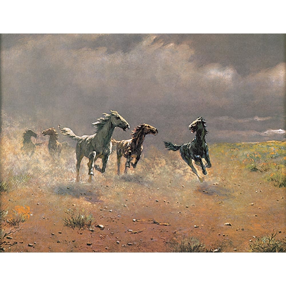 荒野の群馬 【8号】 ペーテル・ニコライ・アルボ 【 額縁が選べる 額