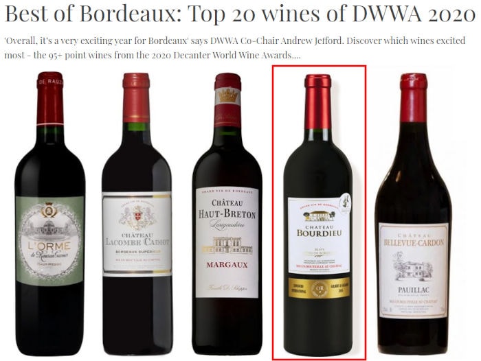 シャトー・ブルデュー 2019 | 種類別に探す,赤ワイン | 業務用ワイン卸