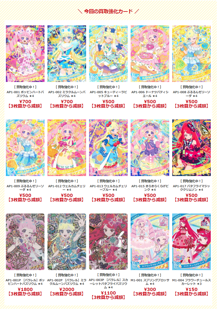 🌈🎉 ひみつのアイプリ＆アイプリバース買取表更新