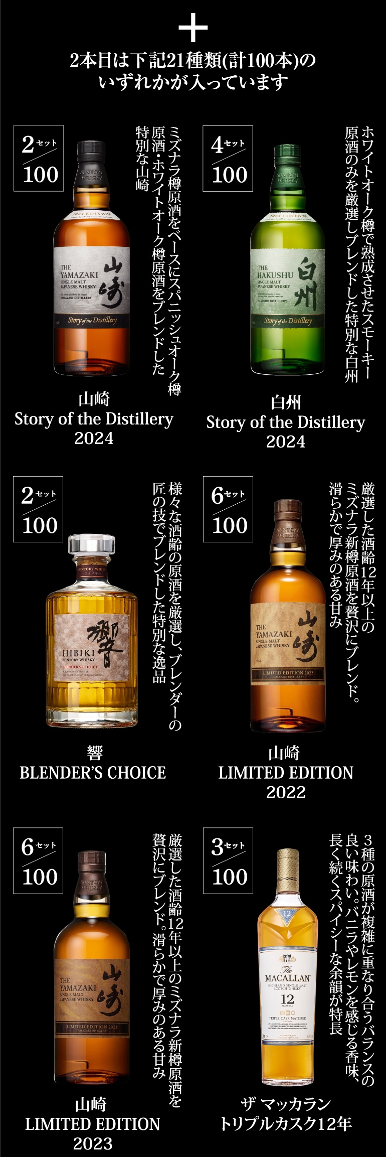 山崎 白州 ウイスキー セット 各5本計10本 山崎 白州 ウイスキー