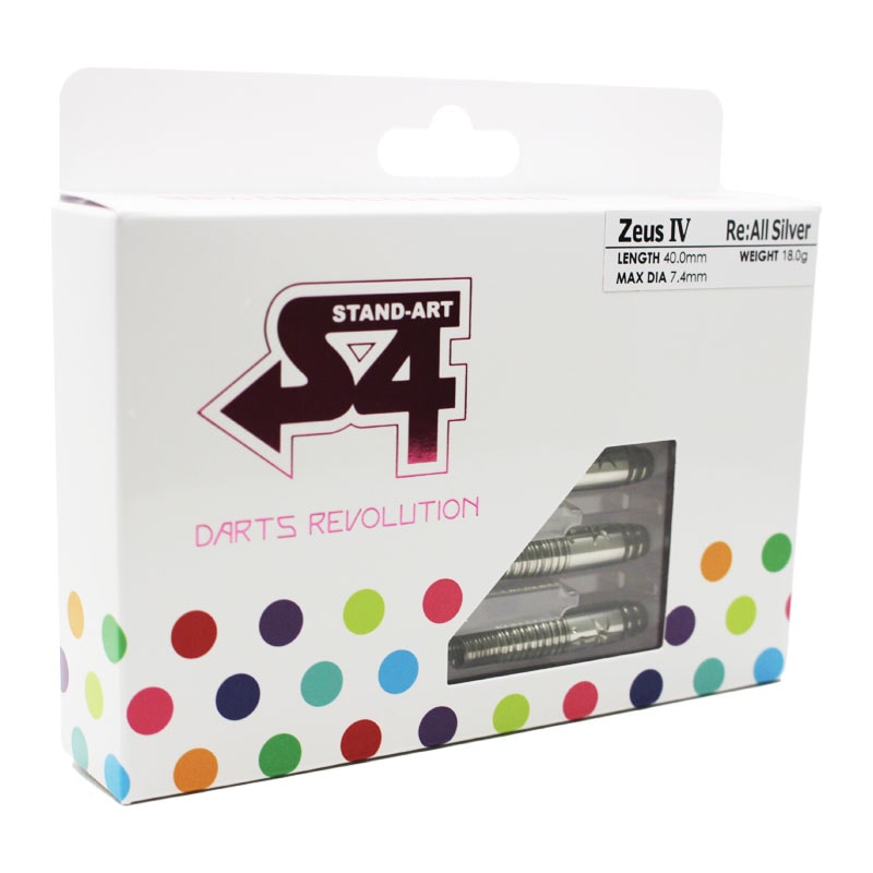 エスフォー ダーツ ゼウス4 オールシルバー S4 darts Zeus 4 Re:All