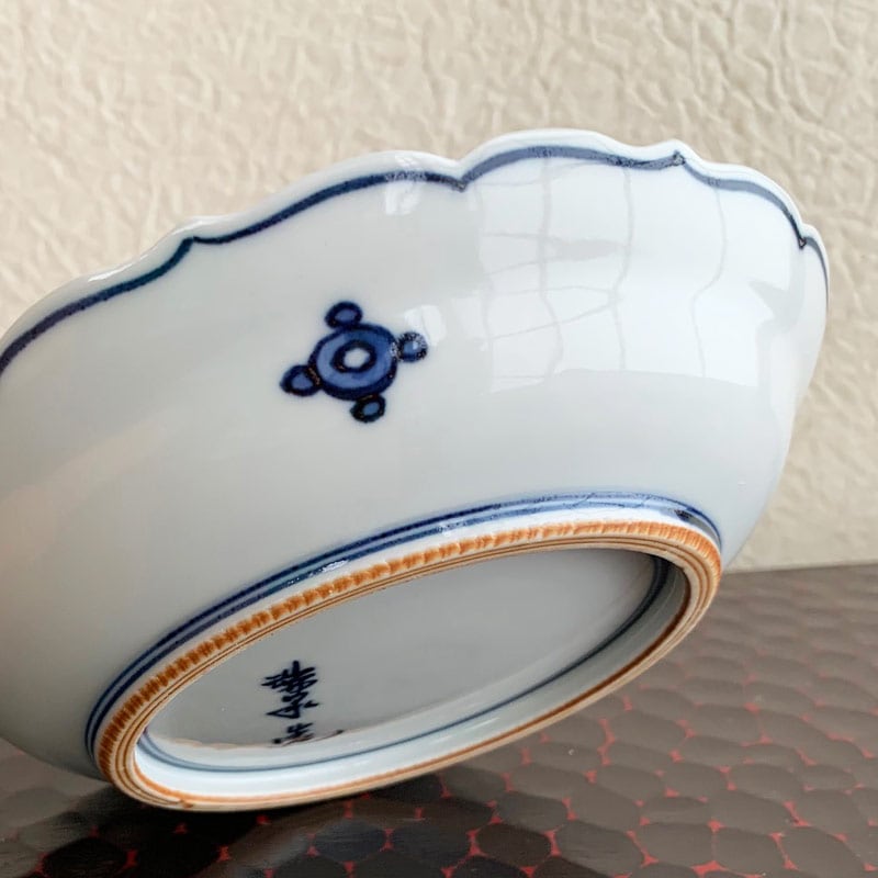 清水焼 京焼 瑞昭窯 名匠 二代目 大野瑞昭作 染付け 深鉢 鉢 食器 和