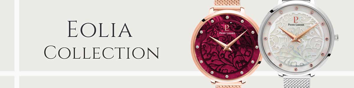 Eolia エオリア レディース 腕時計 クオーツ 金属ベルト ピンク