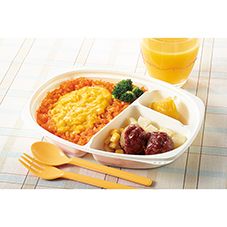 CO・OP 5種の野菜を使ったお子さまプレート とろとろオムライス